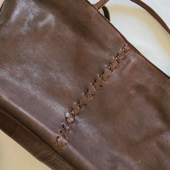 Latico Brown Leather Tote Bag - Picture 9 of 11